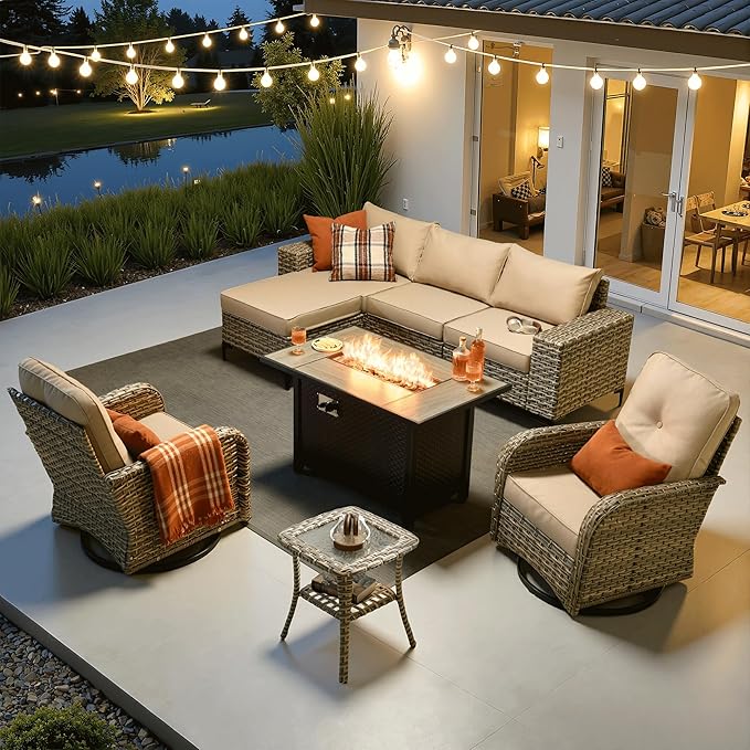 ovios 8-Piece Patio Furniture Set by OVIOS