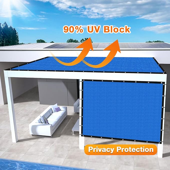 Artpuch Outdoor Pergola Shade Cover 6' X 13' Sun Shade Cloth - Image 3