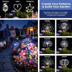 Solar Lights Outdoor, 120LED 4pack Fairy Garden Lights Decor - Image 5