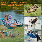 KingCamp Hammock Chair with Footrest – Heavy Duty Swinging Rocking Camping - Image 8