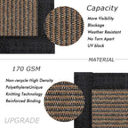 UPGRADE Privacy Fence Screen 4'x38' Brown Outdoor 90% Visibility Blockage 170 - Image 2