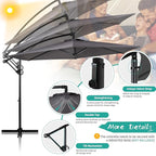 Shintenchi Patio Offset Umbrella - Image 3