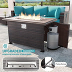Kullavik 8 Pieces Outdoor Patio Furniture Set, Sectional Sofa Set - Image 2