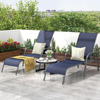 Giantex 2 Pack Patio Lounge Chair, Outdoor Chaise Lounge - Image 4