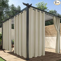 HolidayIdeas Outdoor Curtains for Patio Waterproof, 2 Panels by HolidayIdeas