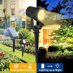 T-SUNUS Christmas Solar Landscape Spotlights 2 Pack Warm White 3000K, IP65 - Image 3