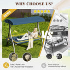 Upgrade 180° Convertible Outdoor Swing - Image 2