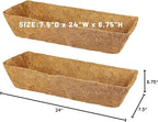 4 Pack 24 Inch Trough Coconut Liners - Image 8