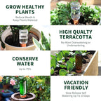 Large Terracotta Plant Watering Spikes, Automatic Plant Waterer Outdoor | - Image 6