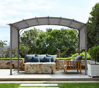 85''x 208'' Universal Doubleton Steel Pergola Replacement Cover - Image 7