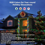 Brizled Color Changing String Lights 98FT 300 LED RGB Christmas Lights Dimmable - Image 3