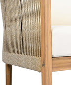 Christopher Knight Home Havets 77"W Outdoor 3 Seater Sofa, Acacia Wood Bench - Image 10