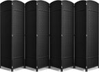 Sorbus 8-Panel Black Room Divider by Sorbus