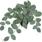 17.7" Artificial Plants Indoor Home Decor, Fake Potted Silk Plants by VillaComo