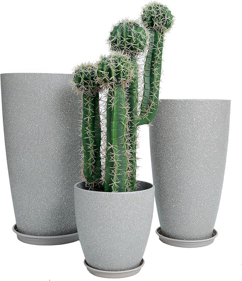 24, 11 Inch Large Plastic Planters by MinCHI257