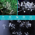 JJGoo Solar Garden Lights, New Upgraded 2 Pack Solar Swaying Starburst Light - Image 6