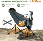 TIMBER RIDGE Hammock Camping Chair, Oversized Swinging Hammock Chair - Image 4