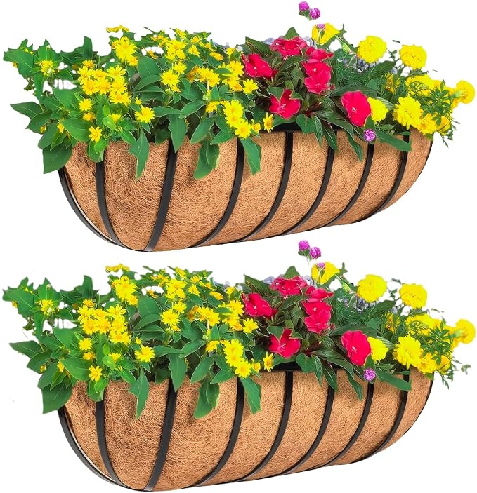 2 Pack 30" Railing Planter Window Box by Unknown