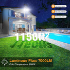 Onforu 2 Pack 75W Flood Lights Outdoor, 7000LM LED Flood Lighting Outdoor - Image 3