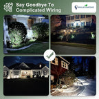 DINGLILIGHTING Solar Lights Outdoor Waterproof: IP65 Led Spot Light Decorations - Image 4