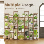 Bamworld Plant Shelf Indoor 30 Pots Large Plant Shelf Wide Tall Outdoor Plant - Image 2