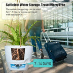 10 Inch Self Watering Hanging Pots, 2 Pack Hanging Planters - Image 3