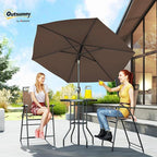 Outsunny 4 Piece Outdoor Bar Set - Image 2