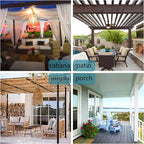 BONZER Outdoor Curtains for Patio Waterproof Thick Privacy Extra Wide Grommet - Image 8