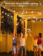 Govee Smart Outdoor String Lights H7015, 48ft RGBIC Outdoor Lights - Image 3