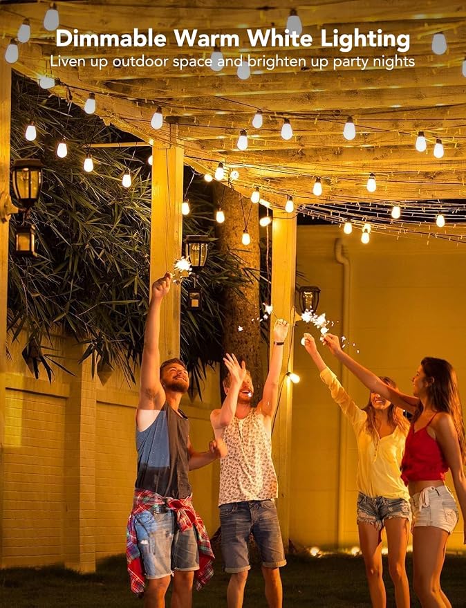 Govee Smart Outdoor String Lights H7029, 24ft RGBIC Outdoor Lights - Image 3