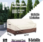 2-Seater Outdoor Couch Cover, 100% Waterproof Heavy Duty Patio Sofa Covers - Image 2