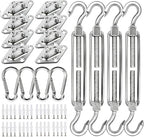 YOFIT 80 Pcs Shade Sail Hardware Kit 6 inch by yofit