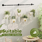 Bamworld Plant Hanger Indoor 70in Hanging Planters Rod Hanging Plant Holder - Image 5