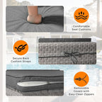 8-Seat Modern Patio Furniture Set - Image 7