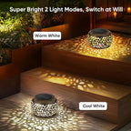 Solar Lantern Outdoor Patio Decor: Solar Lanterns Outdoor Waterproof Hollow Out - Image 3