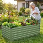 INNO STAGE 6x3x2ft Galvanized Raised Garden Bed, Raised Garden Bed Kit-Metal - Image 10