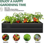 Vengarus 4x2x2FT Galvanized Raised Garden Bed Kit, Outdoor Metal Planter Box - Image 6