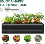 Vengarus 8x4x2FT Galvanized Raised Garden Bed Kit, Large Rectangle Elevated - Image 6