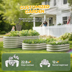 KING BIRD Raised Garden Bed Kit 2025 Upgraded 10-Minute Assembly Galvanized - Image 5