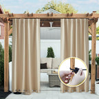 NICETOWN 2 Panels Outdoor Curtains - Image 9