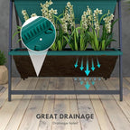 Outsunny Raised Garden Bed, 4 Tier Vertical Garden Planter Set, 4 Outdoor - Image 5