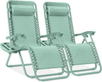 Best Choice Products Set of 2 Adjustable Steel Mesh Zero Gravity Lounge Chair by BestChoiceProducts