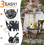 Fashion&cool 2 Pack Outdoor Side Tables - Image 8