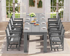 SERWALL 10 Piece Outdoor Dining Table Sets by SERWALL