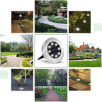 INCX 4.6 inch Solar Lights Outdoor Waterproof, 16 Pack Solar Light - Image 6