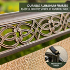 Hanover Manor 9-Piece Outdoor Dining Set - Image 9