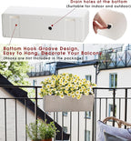 GardenBasix Elongated Self Watering Planter Pots 2-Pack Window Box 5.5 x 16 - Image 5