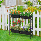OYEAL Raised Garden Bed 32" Tall Elevated Planter Boxes - Image 5