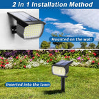 Solar Spot Lights Outdoor Waterproof IP65, 2 Pack Landscape Spotlights - Image 4