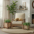 Autumn Alley Rustic Boho Large Indoor Planter - Image 2